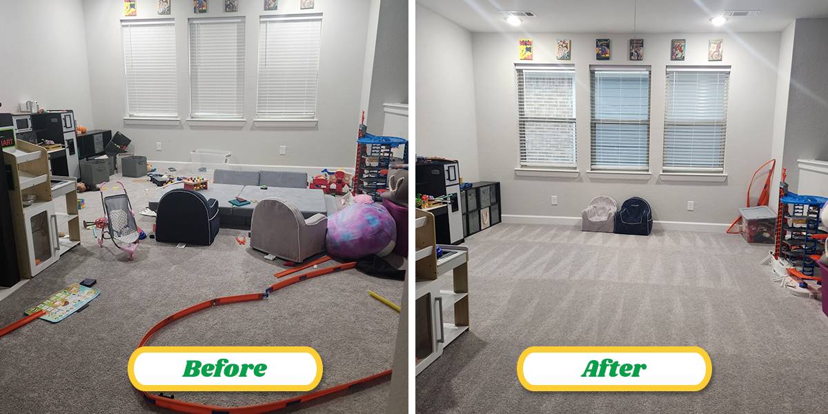 Maid U Shine Kids Room Before and After